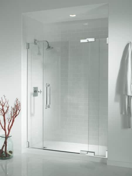 Frameless Glass Shower Enclosure, Bathroom Remodel Small Budget, Clean Shower Doors, Bathroom Shower Doors, Glass Shower Doors Frameless, Frameless Shower Enclosures, Tub Shower Doors, Glass Shower Enclosures, Frameless Shower Doors