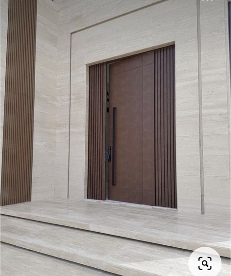 Gate Modern, Luxury Houses Entrance, House Main Door, Modern Entrance Door, House Main Door Design, Metal Gate, Cladding Design, Classic House Exterior, Home Hall Design