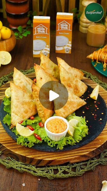 SooperChef on Instagram: "Ramadan Special: Chicken Malai Boti Samosa Recipe for Iftar!  Follow: @sooperchef  Delight your taste buds with this mouthwatering Chicken Malai Boti Samosa recipe for Iftar! Experience the perfect blend of creamy and spicy flavors with Chicken Malai Boti Samosa and share your feedback.  #malaibotisamosa #chickensamosa #iftarrecipe #ramzanspecial #foodstagram #eatingfortheinsta #delish #tasty #deliciousrecipes #foodcoma #foodchannel #pakistanifoodchannel #onlinecookingchannel #easycooking #easyrecipes #foodvideos #foodpassion #cookingvideo #cookingrecipe #foodies #foodgasm #sooperchefrecipe" Samosa Recipe Videos, Chicken Samosa Recipe, Chicken Samosa Recipes, Chicken Samosa, Chicken Malai, Ramadan Special, Samosa Recipe, Iftar Recipes, Tasty Recipes Videos