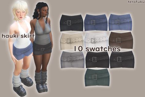 Sims 4 Low Waist Skirt, Sims 4 Cc Low Waist Skirt, Sims 4 Cc Baggy Jorts, Sims 4 Undershirt Accessory, Sims 4 Cc Casual, Sims 4 Cc Grunge Clothing, Sims Clothing Cc, S4cc Clothing, Sims 4 Mini Skirt