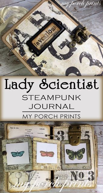 Junk Journal Themes, Junk Journal Closures, Victorian Junk Journal, Steampunk Junk Journal Ideas, Steampunk Junk Journal, Gothic Junk Journal Ideas, Steam Punk Junk Journal, Steampunk Journal Cover, Gothic Junk Journal