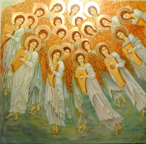 Pictures Of Angels, Images Of Angels, Choir Of Angels, Angels Images, Solomon 4 7, Painting Icon, Choirs Of Angels, Angels Painting, Angels Watching Over Me