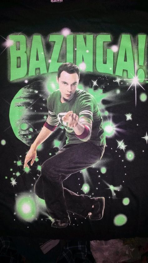 Big Bang Theory Fabric  Bazinga! Bigbang Theory, The Big Band Theory, Big Bang Theory Sheldon, The Bigbang Theory, Young Sheldon, Sheldon Cooper, Movie Tees, The Big Bang Theory, Big Band