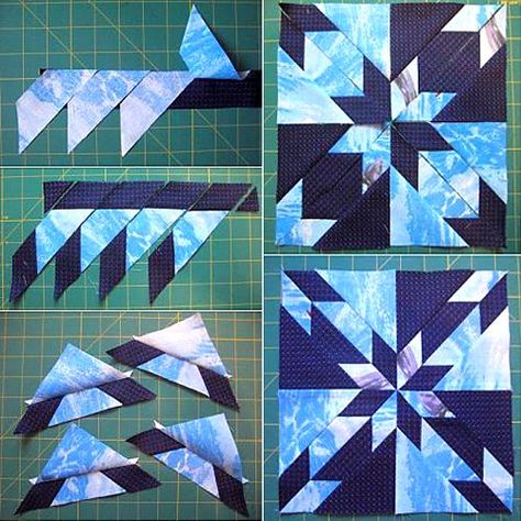 Hunter's Star Quilt BlockThis quilt pattern / tutorial is available for free... Full Post: Hunter's Star Quilt Block Quilt Shortcuts, Traditional Quilt Blocks, Hunters Star, Hunters Star Quilt, Quilt Star, White Quilts, Quilt Square Patterns, Star Quilt Blocks, Patchwork Quilt Patterns