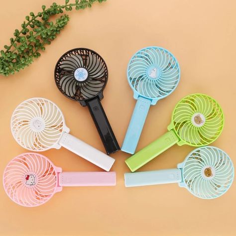 Kipas Angin Portable, Air Fan, Light Feature, Handheld Fan, Camping Items, Small Fan, Mini Fan, Portable Fan, Hand Held Fan