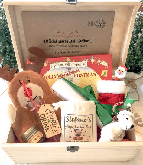 Christmas Eve Box Ideas For One Year Old, Christmas Eve Box Ideas For Toddlers, Christmas Eve Box Ideas, Night Before Christmas Box, Magic Reindeer Food, Christmas Boxes, Reindeer Food, Christmas Eve Box, Santa Letter