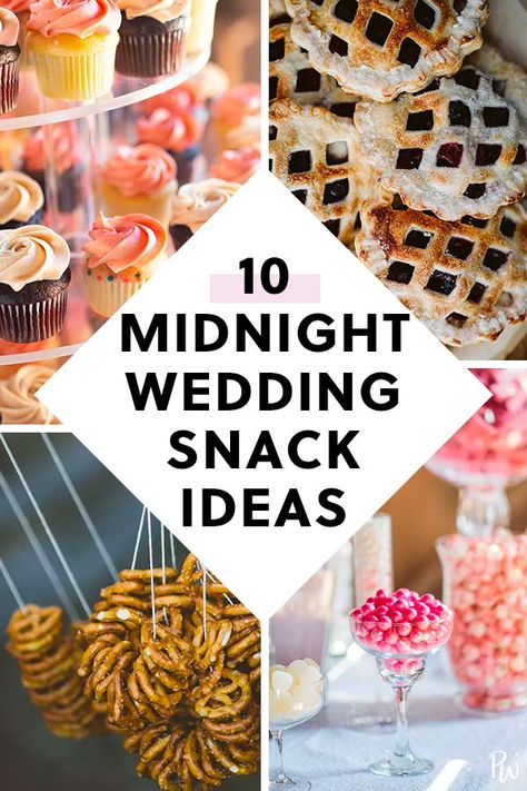 Wedding Drinking Games, Reception Finger Foods, Easy Midnight Snacks, Wedding Late Night Snacks, Wedding Reception Snacks, Wedding Snack, Midnight Wedding, Wedding Snacks, Late Night Food