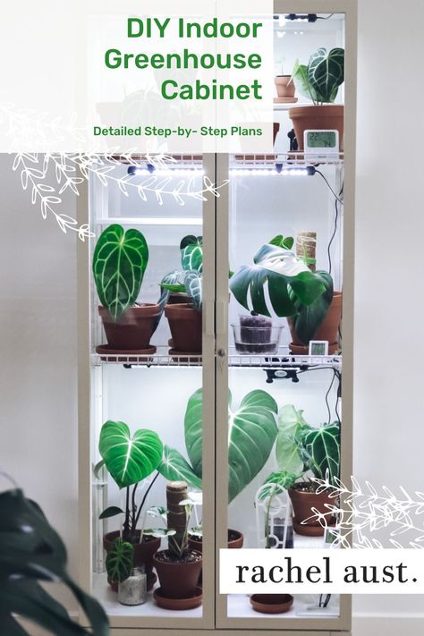 As one of my lockdown projects I wanted to build one of these Ikea Milsbo cabinets. Learn step-by-step the plans I used to assemble this DIY indoor greenhouse, including the supplies and materials you will need, what plants to house in your greenhouse cabinet, and how to set up your IKEA greenhouse cabinet from the humidity, lighting, fan and more. Read more to learn how to build your own indoor greenhouse. Ikea Green Cabinet, Diy Cabinet Greenhouse, Milsbo Greenhouse Hack, Humidity Cabinet For Plants, Ikea Milsbo Cabinet Hack, Diy Ikea Plant Cabinet, Diy Ikea Greenhouse, Ikea Green House Cabinet, Diy Indoor Green House