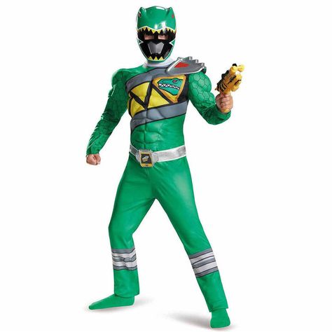 BUYSEASONS Dino Charge Range 2-pc. Power Rangers Dress Up Costume Green Power Ranger Costume, Green Ranger Costume, Power Rangers Halloween, Power Rangers Halloween Costume, Zombie Bride Costume, Family Costumes Diy, Ranger Costume, Green Power Ranger, Power Rangers Costume