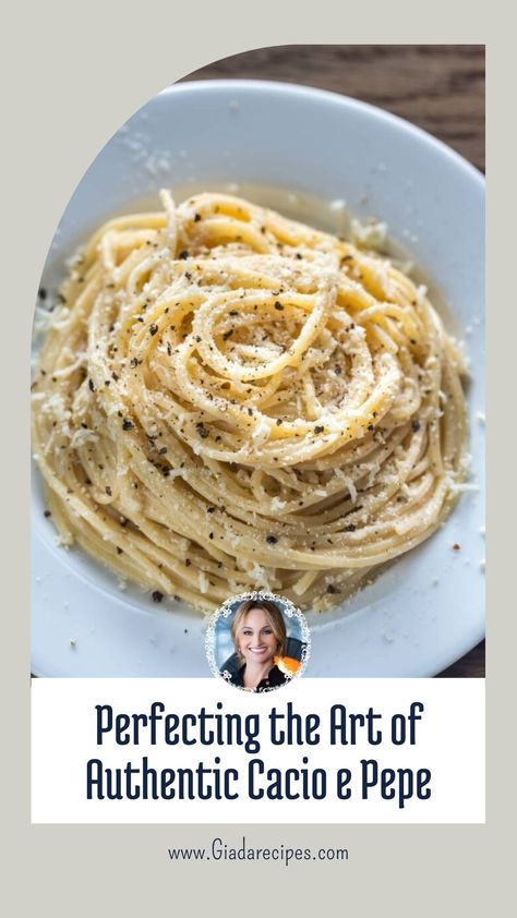 Perfecting the Art of Authentic Cacio e Pepe Pasta Pecorino, Grammy Recipes, Cozy Recipes, Giada Recipes, Pecorino Romano, Tomato Pasta Sauce, Pasta Dinner Recipes, Tasty Pasta, Cozy Meals