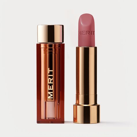 This Celeb Makeup Artist-Approved Brand Launched Its First Lipstick, and Bella Hadid Wore It During NYFW Merit Beauty Lipstick, Merit Signature Lip, Merit Beauty, Beauty Wishlist, Sheer Lipstick, Minimalist Makeup, Healthy Lips, Makeup Accesories, Mesmerizing Beauty