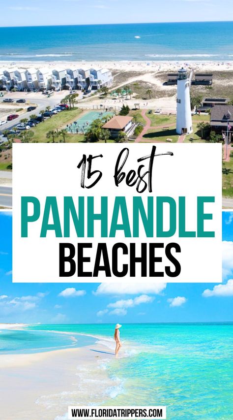 15 Best Panhandle Beaches You Shouldn’t Miss Places For Vacation, Panhandle Florida, Places To Visit In Florida, Things To Do In Florida, Beaches In Florida, Florida Travel Guide, Okaloosa Island, Florida Panhandle, Vacation Florida