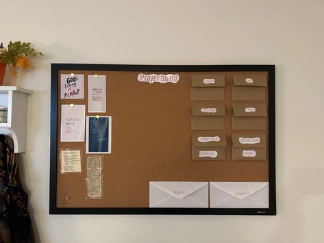 Prayer Board Ideas, Pray Board, Diy Prayer Board, 2024 Prayer, Prayer Boards, Bible Study Materials, Prayer Vision Board, Board Wallpaper, Senior Stuff