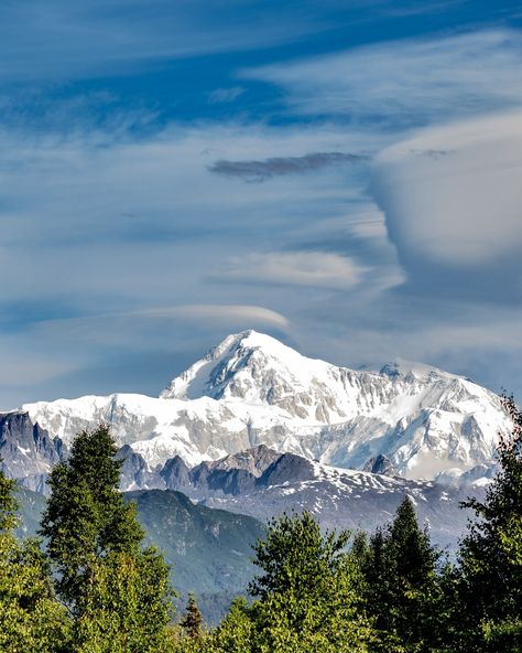 mount denali; thank you for peaking out from the clouds-you are incredible . . . #denali #mtdenali #alaska #mountdenali #denalinationalpark #mountain #snowcap #nature Mount Denali Alaska, Mount Denali, Denali Alaska, Alaska Mountains, You Are Incredible, Snow Caps, Denali National Park, American Travel, Travel Guides