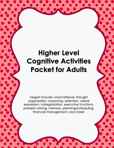 Executive Function Speech Therapy, Word Retrieval Activities Speech Therapy, Snf Speech Therapy, Cognitive Therapy Activities For Adults, Geriatric Speech Therapy Activities, Slp Cognitive Therapy, Cognitive Activities For Adults Speech Therapy, Cognitive Flexibility Activities, Snf Slp Activities