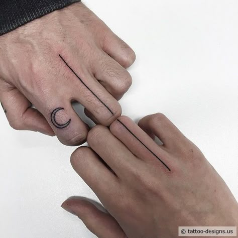 Straight Line Tattoo, Aesthetic Tattoo Ideas, 15 Aesthetic, Ring Finger Tattoos, Tattoo Line, Couple Tattoo, Aesthetic Tattoos, Ring Tattoos, Celtic Tattoos