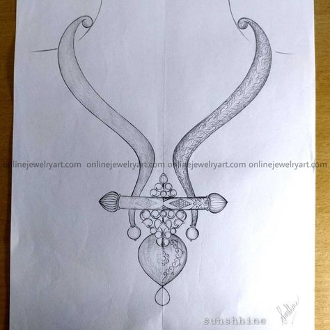 Antique Jewelry Gold, Necklace Sketch, Gold Necklace Antique, Jewellery Gold Necklace, Gold Necklace Design, Accessories Design Sketch, Modern Diamond Jewelry, Gem Drawing, Jewelry Gold Necklace