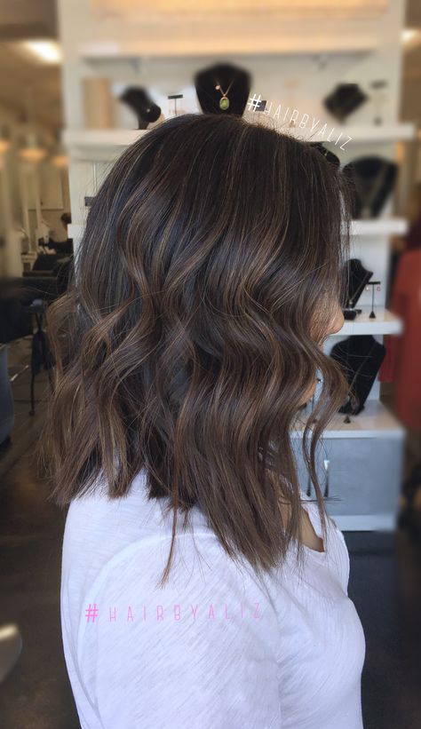 Rich Milk chocolate balayaged highlights and Babylights done by Ali Zabatta @ Industrial Glam San Pedro CA Industrial Glam, Brown Hair Shades, Brown Hair Inspo, Brunette Hair With Highlights, Brunette Balayage Hair, Brown Hair Balayage, Balayage Brunette, Hair Shades, Brown Blonde Hair