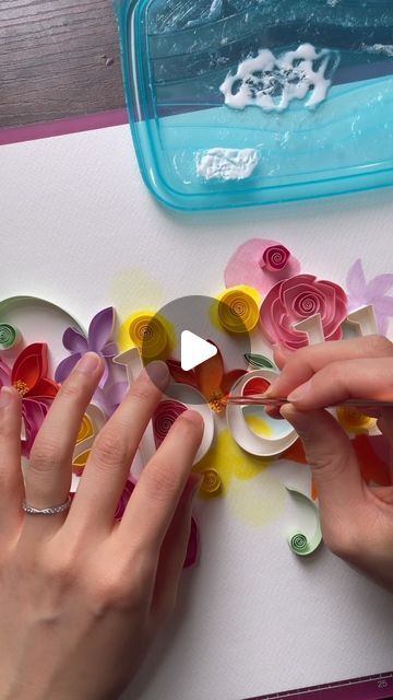 Paper Quilling Flowers Tutorial, Quilling Roses, Quilled Rose, Quilling Flowers Tutorial, Quilled Roses, Quilling Letters, Initial Art, Paper Quilling Flowers, Quilled Creations