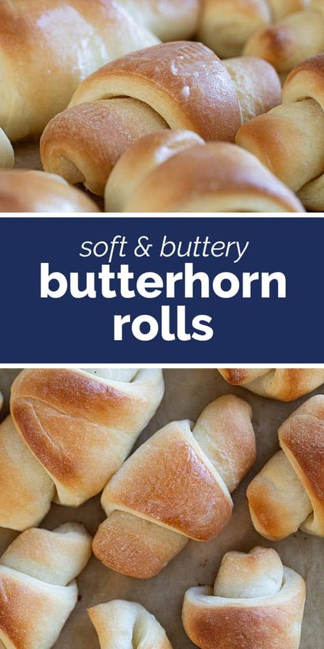 Butterhorn Rolls Recipe, Butterhorn Rolls, Butterhorns Recipe, Butter Roll Recipe, Butter Rolls, Buttery Rolls, Traditional Thanksgiving Dinner, Best Thanksgiving Side Dishes, Butter Roll