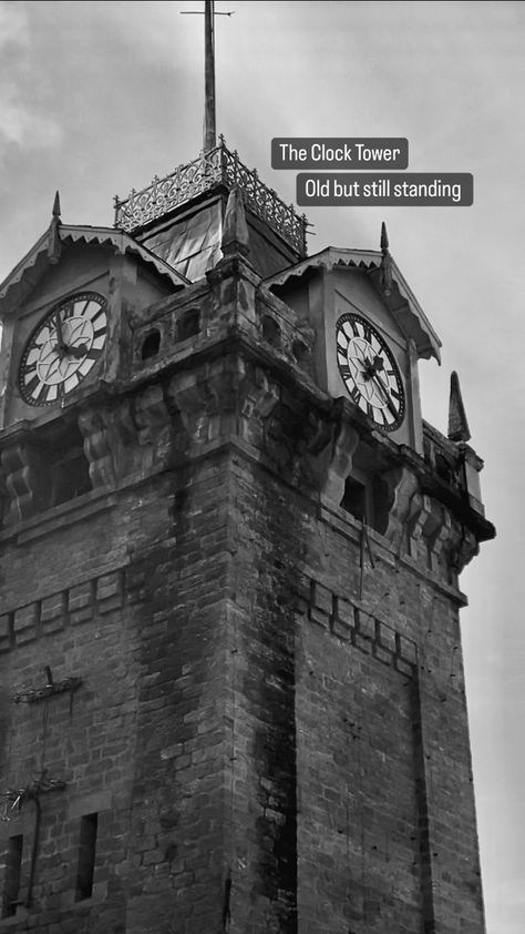 the famous Clock Tower forms the front part. The huge clock plays a lovely musical tone followed by the dings of the bell at every hour. The building was constructed in 1850 and it was then the Town Hall of Darjeeling. Huge Clock, Darjeeling, Still Standing, Clock Tower, Town Hall, The Building, Big Ben, Musical, Tower