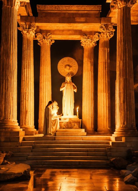 Lexica - The oracale of delphi praying in the temple of apollo from heaven, beautiful, magical aura and vibes, beautiful Delphi Aesthetic, Hellenism Aesthetic, Greek Vibes, Oracle Of Delphi Aesthetic, Oracle Aesthetic, Temple Aesthetic, The Temple Of Apollo, Temple Of Delphi, Apollo Temple