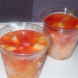 Fruit Slush Fruit Slushies, Butter Brickle, Homemade Fruit Popsicles, Frozen Pudding, Slush Recipes, 5 Ingredients Or Less, Fruit Slush, Simple Diet, Fruit Popsicles