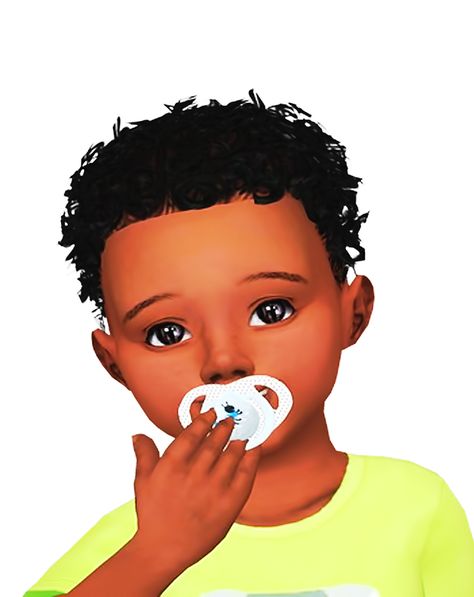 Adorable little toddler hair by ebonix! Must check her websites! Lost of Awesome items! 😍 Sims 4 Cc, The Sims 4, Toddler Shoes, The Sims, Sims 4, Curly Hair, Hair