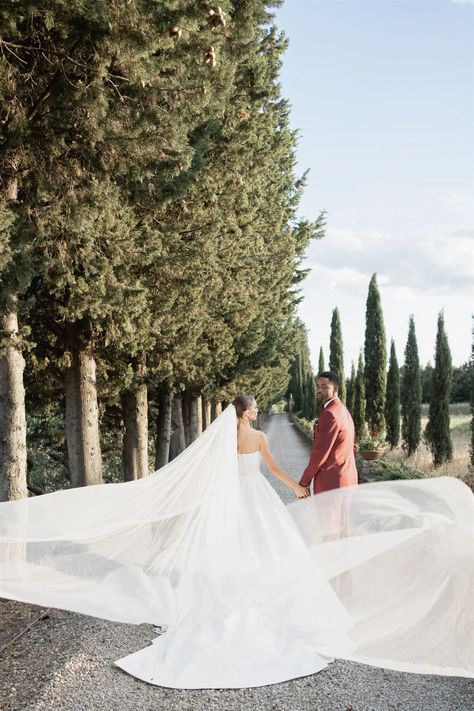 Top Gun: Maverick’s Jay Ellis Marries Nina Senicar at a Garden Wedding in Tuscany | Vogue Villa Mangiacane, Nina Senicar, Jay Ellis, Romantic Ceremony, Fairy Tale Wedding Dress, Wedding Inside, Living Together, Need A Vacation, Tuscany Wedding