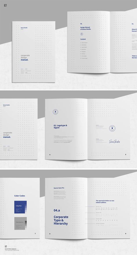 Minimal Brand Manual Template. 20 pages Minimal Catalog Design, Instruction Manual Design Layout, Brandbook Design, Minimal Book, Manual Template, Guideline Template, Catalogue Design, Corporate Profile, Manual Design