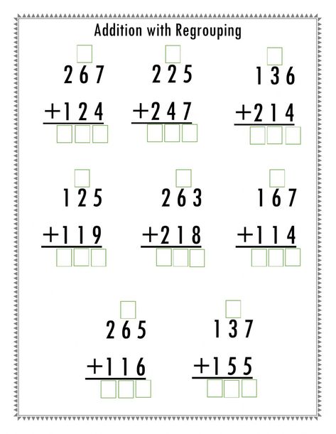 Adding With Regrouping, Addition With Regrouping Worksheets, Subtraction With Regrouping Worksheets, Regrouping Addition, Addition And Subtraction With Regrouping, Addition With Regrouping, Adding Money, Subtraction With Regrouping, Thanksgiving Worksheets