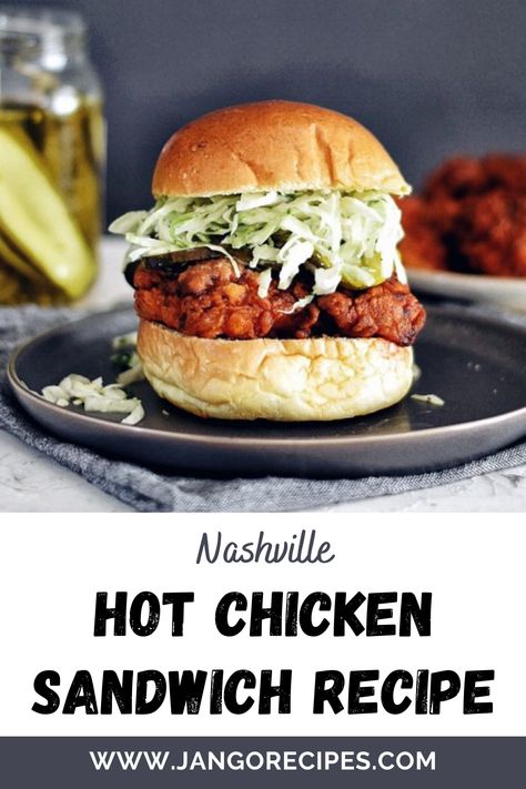 The Nashville hot chicken sandwich is a dish that originated in Nashville, Tennessee. The dish is made by coating a piece of fried chicken with a spicy cayenne pepper-based sauce and then serving it on a bun with pickles and Iceberg lettuce. Nashville Hot Chicken Sandwich Recipe, Nashville Hot Chicken Sandwich, Easy Fall Dinner Recipes, Healthy Fall Dinner, Easy Fall Dinners, Chicken Sandwich Recipe, Hot Chicken Sandwiches, Nashville Hot Chicken, Nashville Hot