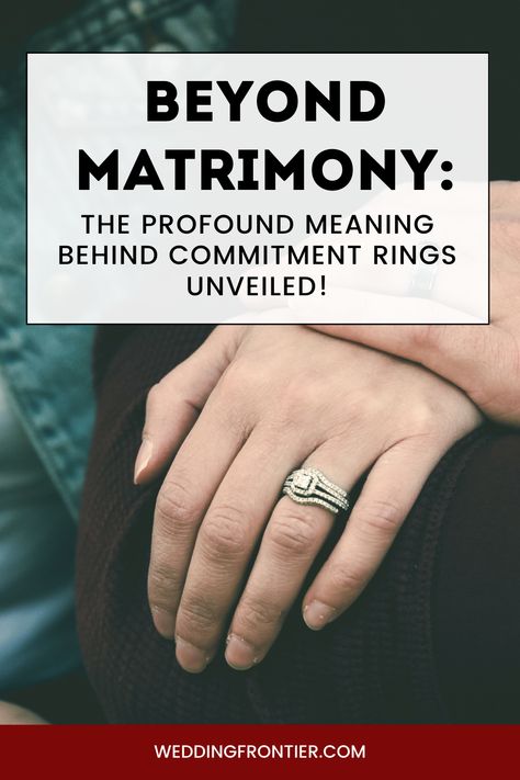 Dive into the symbolism of commitment rings and their beautiful purpose. #CommitmentRings #BeyondMarriage #LoveSymbols #RelationshipRings Commitment Rings Woman, Commitment Rings Couple, Pledge Of Loyalty, Relationship Rings, Commitment Ring, Married Couple Gifts, Marriage Meaning, Pre Engagement, Commitment Rings