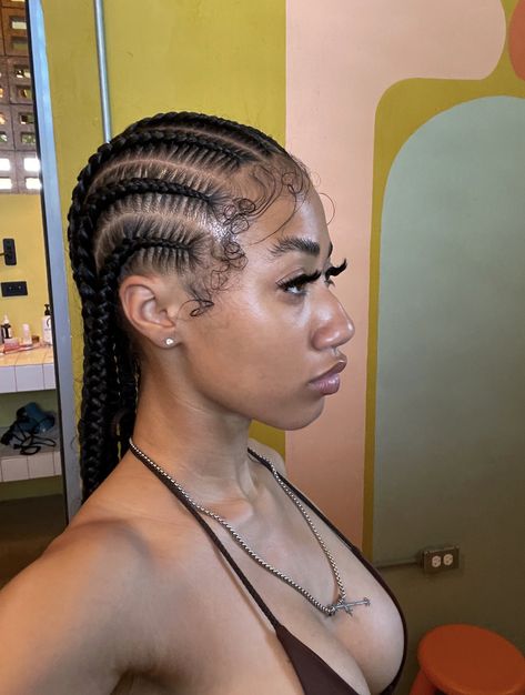 Blk Hairstyles, Cabello Afro Natural, Cornrows Braids For Black Women, Feed In Braids Hairstyles, Box Braids Hairstyles For Black Women, Braided Cornrow Hairstyles, Cute Box Braids Hairstyles, Quick Braided Hairstyles, Protective Hairstyles Braids