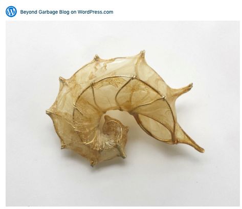 Shell Sculpture, Sausage Casing, Fibonacci Spiral, Organic Art, Small Sculptures, Fall Back, Wire Sculpture, Organic Design, Organic Form