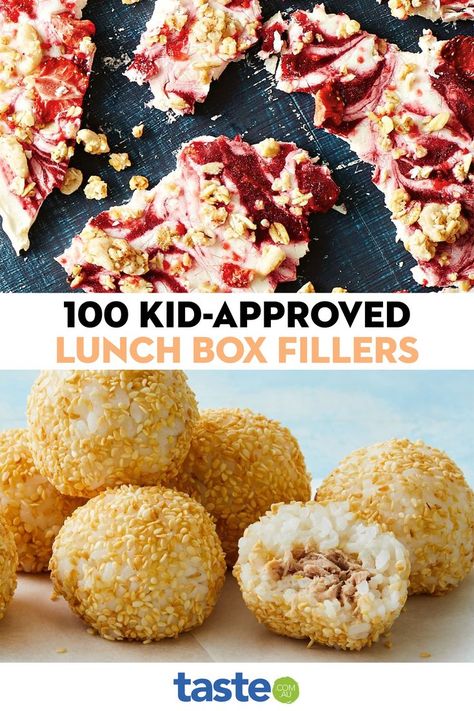 Perfect for little and big kids alike, these easy lunch box ideas won’t come home uneaten at the bottom of the school bag. School Lunch Sides Lunchbox Ideas, Lunch Box Snack Ideas, Lunch Box Treats For Kids, School Lunch Baking, Lunch Box Fillers, Lunchbox Baking Ideas, Lunchbox Baking, Fun School Lunches For Kids, Lunchbox Bakes