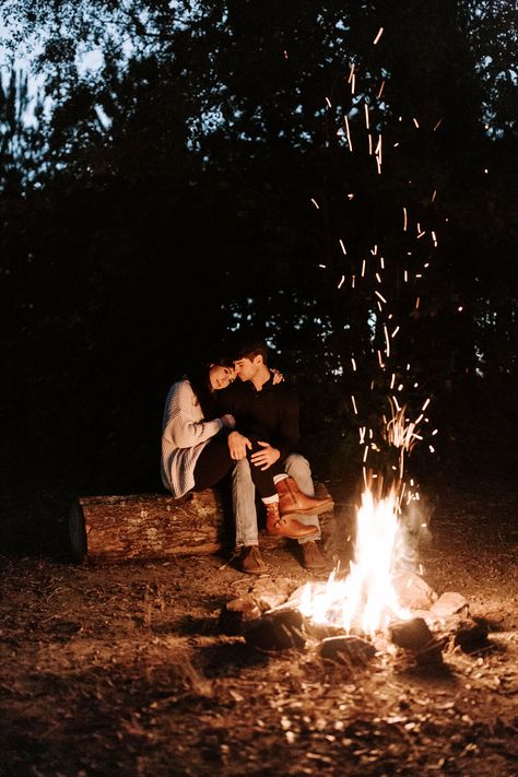 Engagement pictures. @joannsphoto did an AMAZING job. #mississippi #campfire #fall #bonfire #smores #love #engagementphotos #outdoor #photography #couples #engaged Campfire Photoshoot, Campfires Photography, Camping Photoshoot, Camping Couples, Bonfire Photography, Fall Couple Pictures, Fall Bonfire, Fall Couple Photos, Fall Engagement Pictures