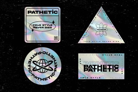 Holographic Background, Ticket Design, Hologram Stickers, Visual Identity Design, Graphic Tshirt Design, Aesthetic Desktop Wallpaper, Logo Design Inspiration, Art Reference Photos, Identity Design