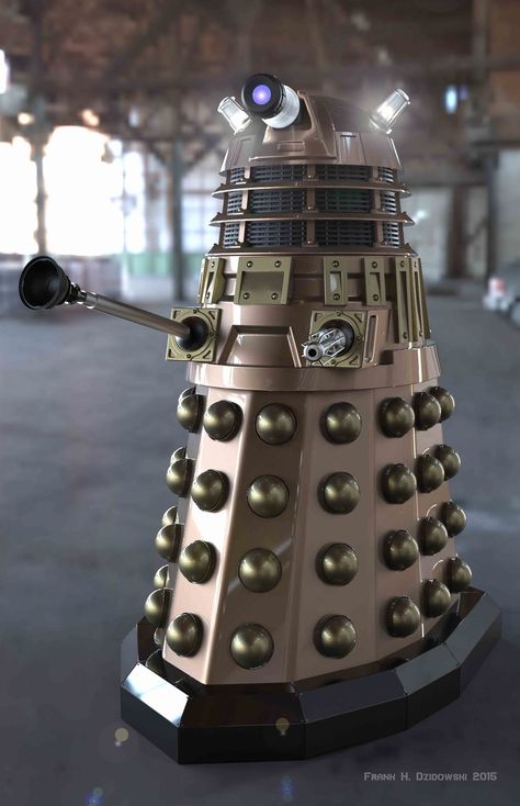 ArtStation - Dalek, Frank Dzidowski Movie Robots, Doctor Who Dalek, Moon Base, Colton Underwood, Classic Doctor Who, Doctor Who Fan Art, Alien Character, The First Americans, Torchwood