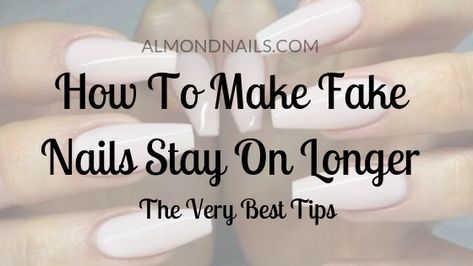 Make Fake Nails, How To Make Glue, Fake Nails For Kids, Natural Fake Nails, Best Press On Nails, Fake Nails Designs, Short Fake Nails, Diy Acrylic Nails, Nails Fake