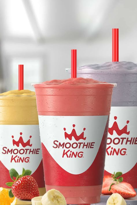 Smoothie King Recipes, Jamba Juice Smoothies, Nutribullet Smoothies, Watermelon Smoothie, Make Drinks, Rewards App, Smoothie Recipes Strawberry, Healthy Fruits And Vegetables, Smoothie King