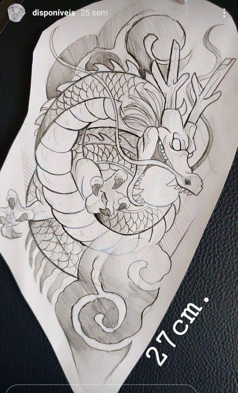 Shenron Sketch, Shenron Drawing, Shenron Tattoo Design, Dragon Ball Z Tattoo Design, Dragon Ball Tattoo Design, Shenlong Tattoo, Dragon Ball Z Tattoo, Sheng Long, Dragon Tattoo Stencil