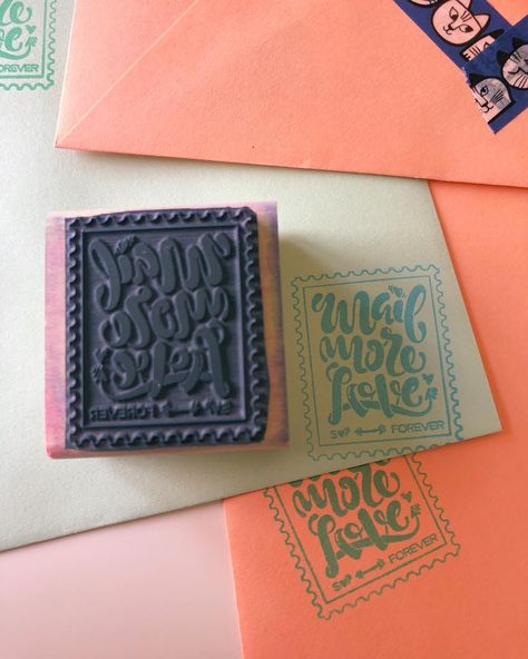 Newest collab stamp between #paperpastries and @mailmorelove 🙌🏽 Stamp Frame, Postcard Stamps, Fun Mail, You've Got Mail, Photo Pin, Post Stamp, Vintage Stamps, Letter Writing, Stamp Design