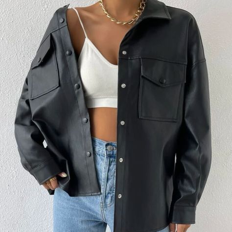 Brand New ! Black Suede Jacket Outfit, Black Suede Jacket, Motorcycle Jacket Women, Custom Made Clothing, Vintage Long Sleeve, Jacket Outfit, Casual Vest, Pocket Jacket, Jacket Vintage