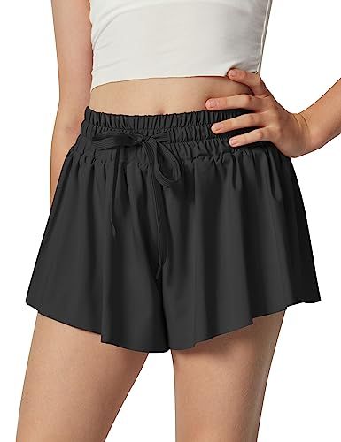 Ewedoos 2 in 1 Flowy Shorts Girls Butterfly Athletic Shorts Size 10-12 Cute Preppy Trendy Shorts Skirt for Teen Girls Girl Shorts, Shorts Skirt, Flowy Shorts, Trendy Shorts, Active Shorts, Girls Wear, Teen Girls, Short Girls, Summer Shorts