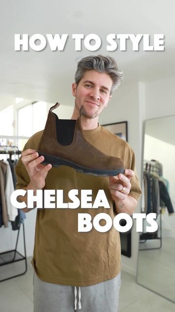 Parker York Smith on Instagram Men’s Outfits With Boots, Men’s Brown Chelsea Boot Outfit, Mens Chelsea Boots Outfit Dressy, How To Style Chelsea Boots For Men, Parker York Smith, Chelsea Boots Outfit Casual, Men Chelsea Boots Outfit, Mens Chelsea Boots Outfit, Black Chelsea Boots Men Outfit