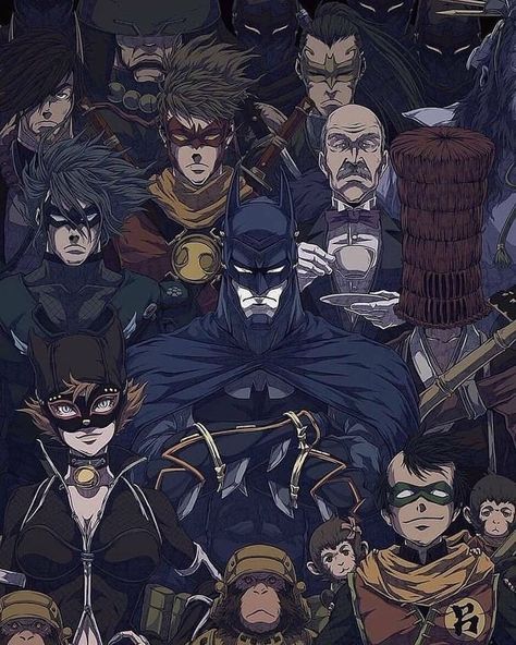 N I G H T W I N G on Instagram: “Which Ninja Batman characters that’s you like the most in the movie 🎥 🤔 ? For me i like Nightwing because he’s hair so cool for me 😎✌🏻SWIPE…” Batwoman Wallpaper, Comics Pfp, Cartoon Logic, Batman Ninja, Batman Villains, Batman Vs Joker, Joker Artwork, Dc Comic Books, Batman Wallpaper