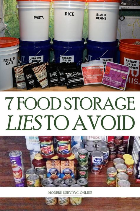 Prepper Ideas Food Storage, Food Storage Preparedness, Bulk Dry Food Storage Ideas, Hidden Food Storage, Food Storage Small Spaces, Food Storage Tips And Tricks, Food Storage Checklist, Off Grid Food Storage, Prepper Storage Room