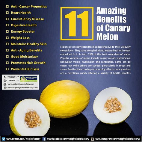 11 AMAZING BENEFITS OF CANARY MELON  Melons are mostly eaten fresh as desserts due to their uniquely sweet flavor. They have a tough rind and watery flesh with seeds embedded in it. In fact, 95% of this fruit comprises of water. Canary Melon Recipe, Melon Benefits, Canary Melon, Loose Belly, Taco Salad Recipes, Honeydew Melon, Home Health Remedies, Garden Help, Delicious Breakfast Recipes