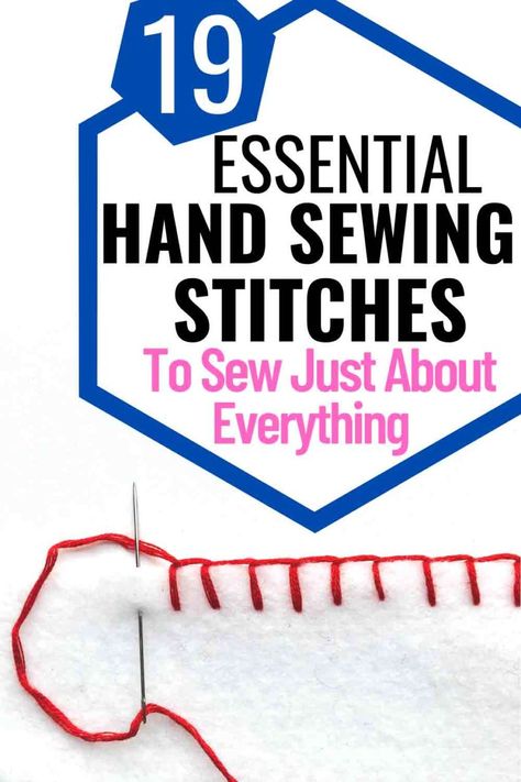 How to Thread & Wind a Bobbin for Beginners - MindyMakes Best Hand Sewing Stitches, Sewing A Seam By Hand, How To Use A Hand Sewing Machine, Type Of Stitches Sewing, Decorative Sewing Stitches, Basic Hand Stitches For Beginners, Hand Stitches Techniques, Hemming By Hand Stitches, Different Types Of Hand Stitches